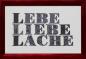 Preview: Marion Flasdick Stickvorlage  "Lebe - Liebe - Lache"