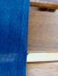 Preview: Zweigart Leinenband 11-fädig dunkelblau mit eingewebten Zierrand 7cm