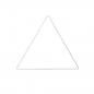 Preview: Rico Design Metallring Dreieck weiß 20cm