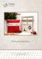 Preview: UB-Design Deko Holzfenster MIT Stickvorlage Weihnachtsbändchen