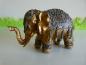 Preview: 2 orientalische Elefanten gold/bronze