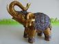 Preview: 2 orientalische Elefanten gold/bronze