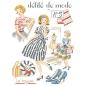 Preview: Les Brodeuses Parisiennes Stickvorlage défilé de mode N°5 La Rayure