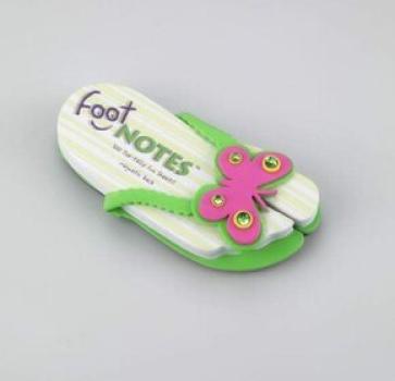 Footnotes Deluxe - Notizzettel Sandalen mit Magnet