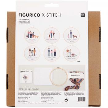 Rico Design Stickpackung Figurico Family Ø 20cm
