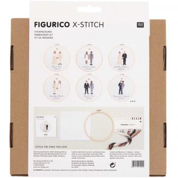 Rico Design Stickpackung Figurico Wedding Ø 20cm