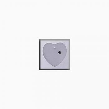 Mill Hill Treasures - 13050 Large Frosted Heart-Crystal