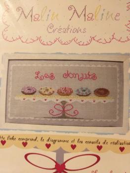 Malin Maline Créations Stickvorlage " Les Donuts "