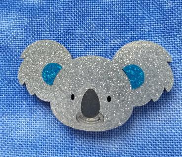 Needleminder Koala blau mit Glitter