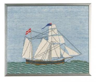 Fremme Stickpackung Ida Winckler Segelschiff IV 27 x 33cm