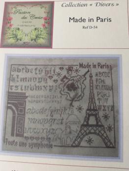 Passion des Croix Stickvorlage " Made in Paris "