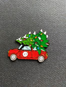 Needledminder roter Mini mit Weihnachtsbaum