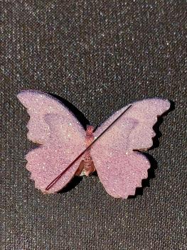 Needleminder Schmetterling rosa/ lila mit Glitzer
