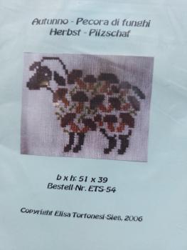 Elisa Tortonesi-Sieß Stickpackung - Herbst-Pilzschaf