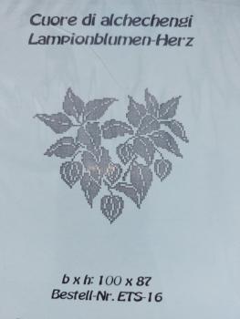 Elisa Tortonesi-Sieß Stickvorlage - Lampionblumen-Herz