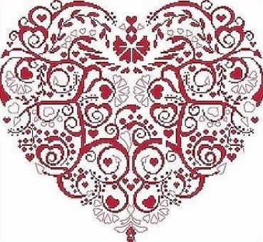 Alessandra Adelaide Needleworks Stickvorlage "Garden Heart "
