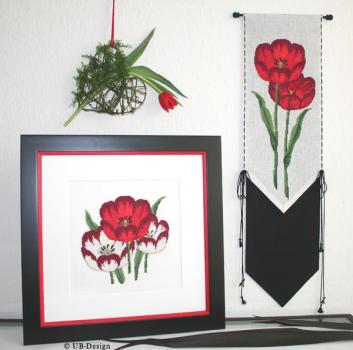 UB-Design Stickanleitung - Tulpenleuchten in Rot