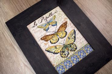 Letistitch Stickpackung Vintage Wings Le Papillons