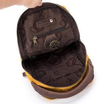 Della Q Mini Messenger Tasche 20,3x35,6x10,2cm schwarz