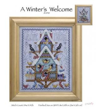 Joan Elliott Stickvorlage " A Winter`s Welcome "