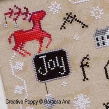 Creative Poppy Barbara Ana Designs Stickvorlage Christmas Joy