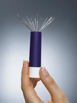 Prym Nadel-Twister Magnetische Nadelbox violett