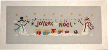 Jardin Privé Stickvorlage Message de Noël  / Merry Xmas