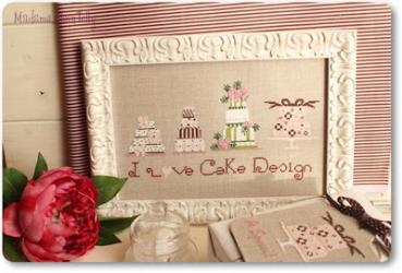 Madame Chantilly - Stickvorlage "I love cake Design"