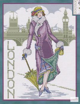 Joan Elliott Stickvorlage " London Elegance "