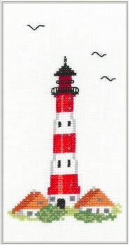 Stickizz Stickvorlage " Westerhever Leuchtturm "