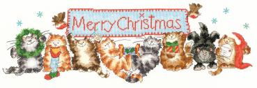 Bothy Threads - Stickpackung Margaret Sherry - Merry Catmas