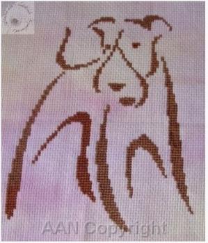 Alessandra Adelaide Needleworks Stickvorlage "Terrier"