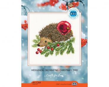 RTO Stickpackung "Hedgehog decorating Christmas Tree" + Extra