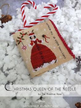 Primitive Hare Stickvorlage " Christmas Queen of the Needle " Nadelkissen, Nadeleuti