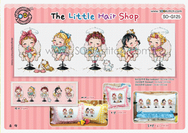 Sodastitch Stickvorlage "The Little Hair Shop"