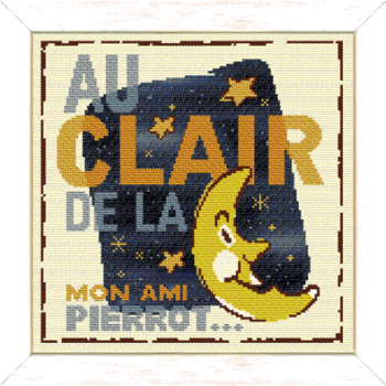 Lilipoints Stickvorlage "Au Clair de la "
