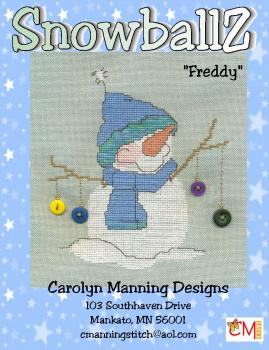 Carolyn Manning Stickvorlage "Snowballz - Freddy"