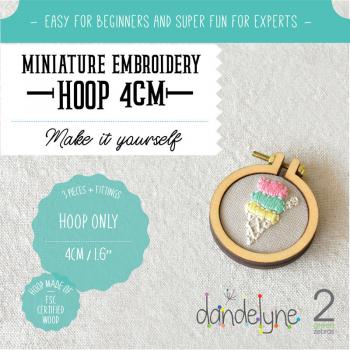 Dandlyne Mini Hoop 4cm * Mini Stickring *