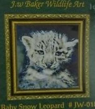 Kustom Krafts Stickpackungen " Baby Snow Leopard "