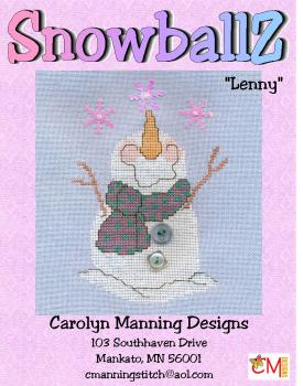 Carolyn Manning Stickvorlage "Snowballz - Lenny"