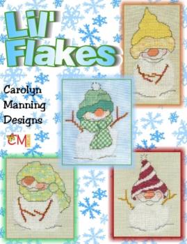 Carolyn Manning Stickvorlage "Lil` Flakes - Snowfall"