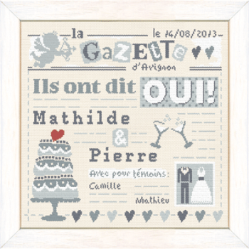Lilipoints Stickvorlage "La Gazette d`Avignon"