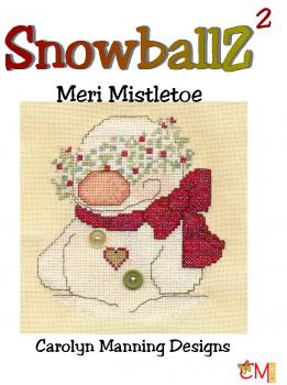 Carolyn Manning Stickvorlage "Snowballz 2 - Meri Mistletoe"