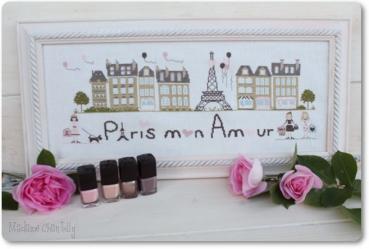 Madame Chantilly - Stickvorlage "Paris Mon Amour"