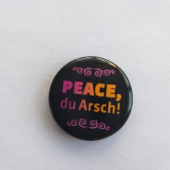 Needleminder Schrägstitch Peace, du Arsch!