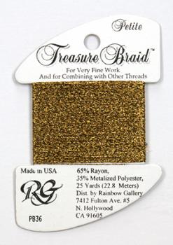 Treasure Braid PB36 - Antique Gold