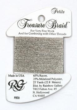 Treasure Braid PB58 - Antique Silver
