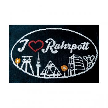 Stickvorlage "I love Ruhrpott"
