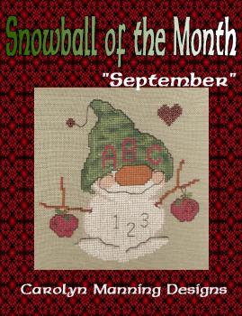 Carolyn Manning Stickvorlage "Snowball of the Month - September"