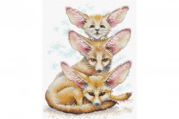 MP-Studia Stickpackung Fennec Fox Family